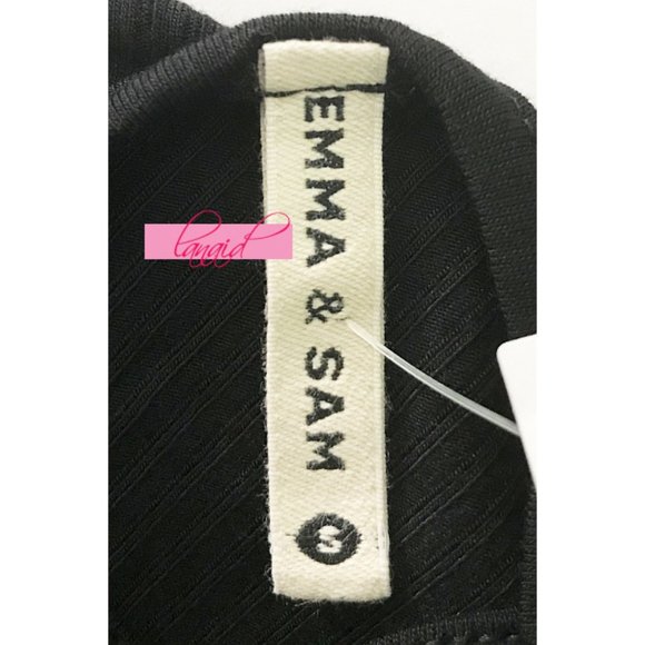 LF Emma & Sam Ladder Tank Open Front Back Strappy Cut-Outs Cutouts Edgy Goth S - Picture 11 of 13